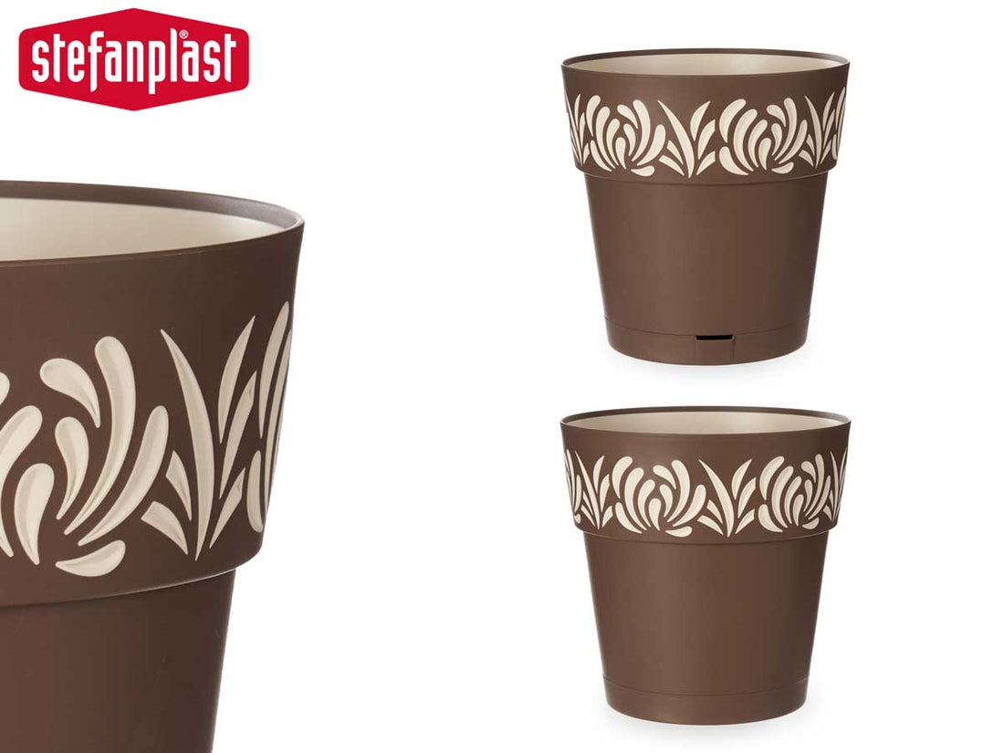 Brown Gaia Plant Pot 30 cm