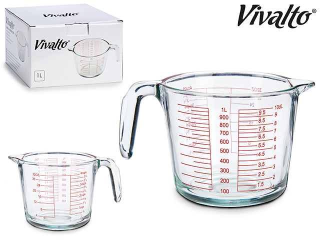 Large Glass Measuring Jug 1000 ml