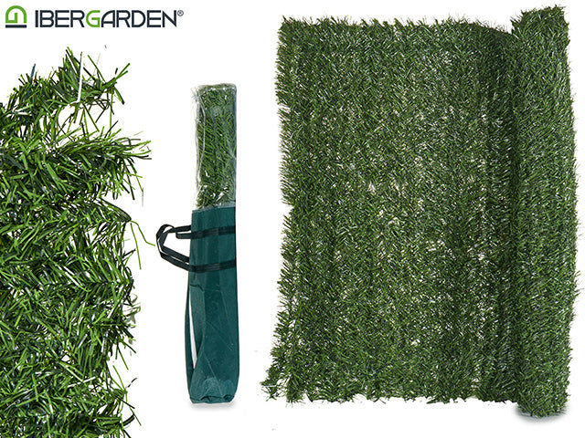 Plastic Green Grass Bicolor Fence 1X3Mts