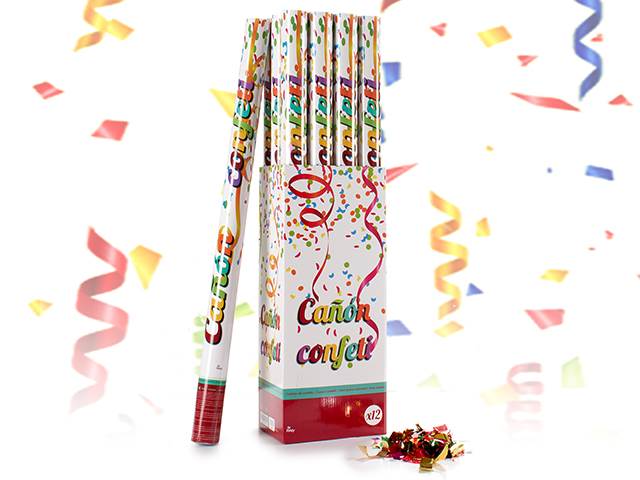 Party Popper Colorful Packaging 80 cm