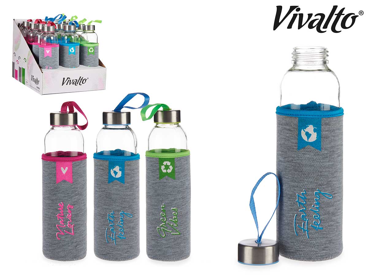 Adesivo para garrafa de vidro de neoprene sortido 3 500 ml