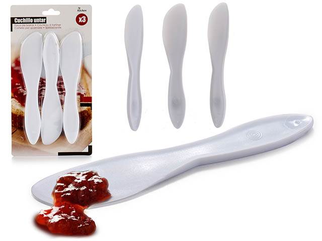 Spread Plastic Knife 3 Units