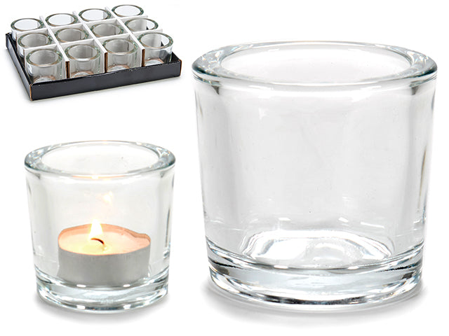 Glass Candle Holder