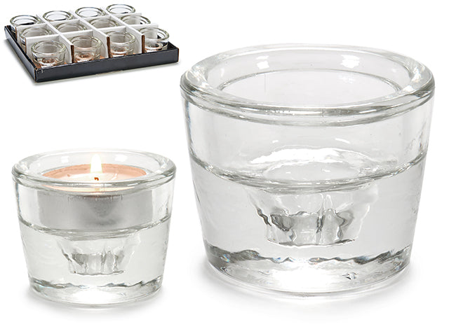 Glass Candle Holder