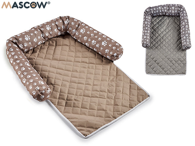 Bed Pet Paws Con Espalda 2 Col Mix