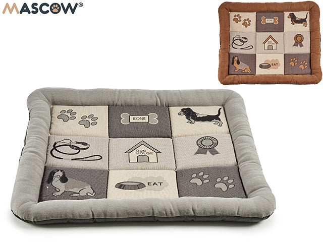 Cama Pet Bordado Reto 2 Col Mix