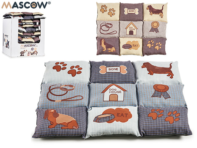 Cama Pet Rect Perros Big 2 Col Mix