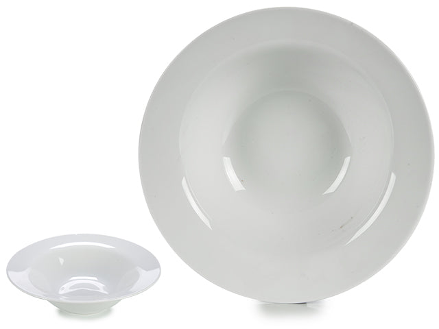Pasta Plate Porcelain 23 Cm White