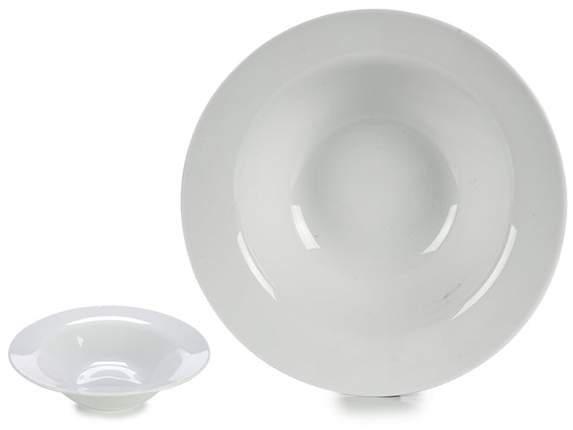 Prato de Massa Porcelana 23 Cm Branco