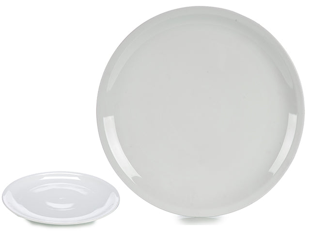 Pizza Plate Porcelain 30 Cm White