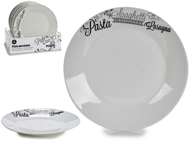 Flat Plate Porcelain 24,4 Cm