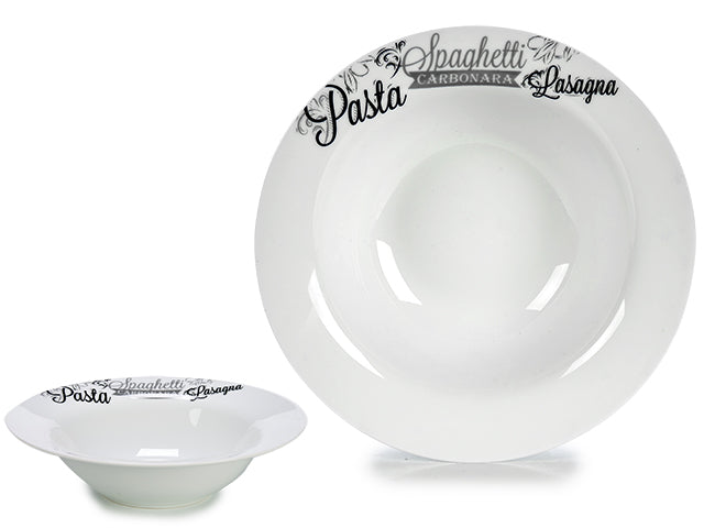Pasta Plate Porcelain 23 Cm