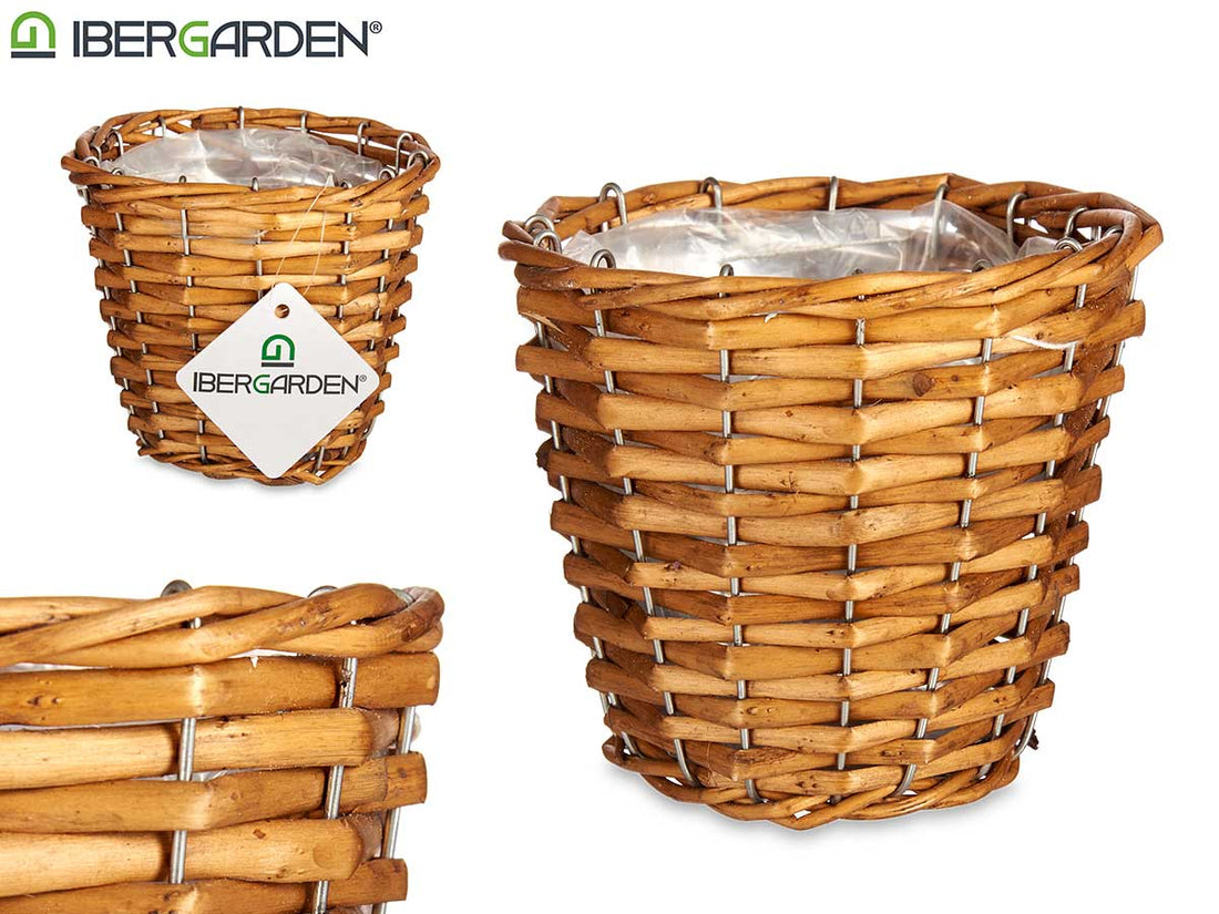 Round Willow Basket With Handles