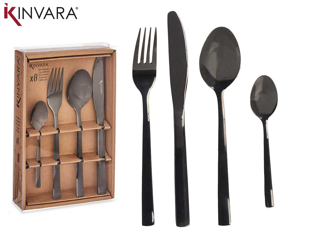 Cutlery 8Pcs Set Black