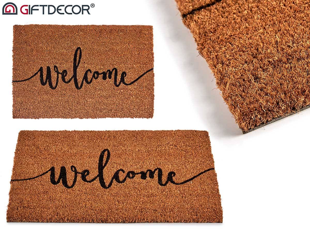 Welcome Coconut Fibre Door Mat 40 x 60 cm