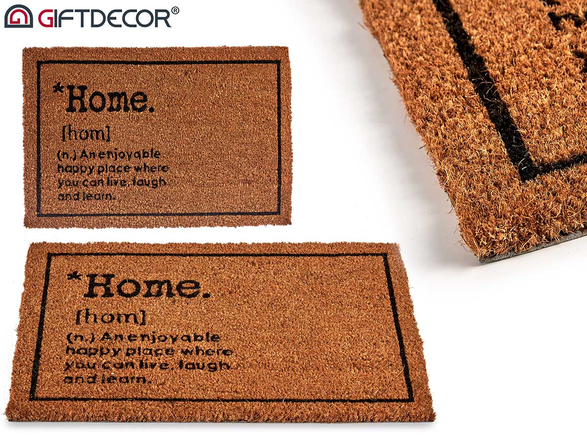 Home Coconut Fibre Door Mat 40 x 60 cm