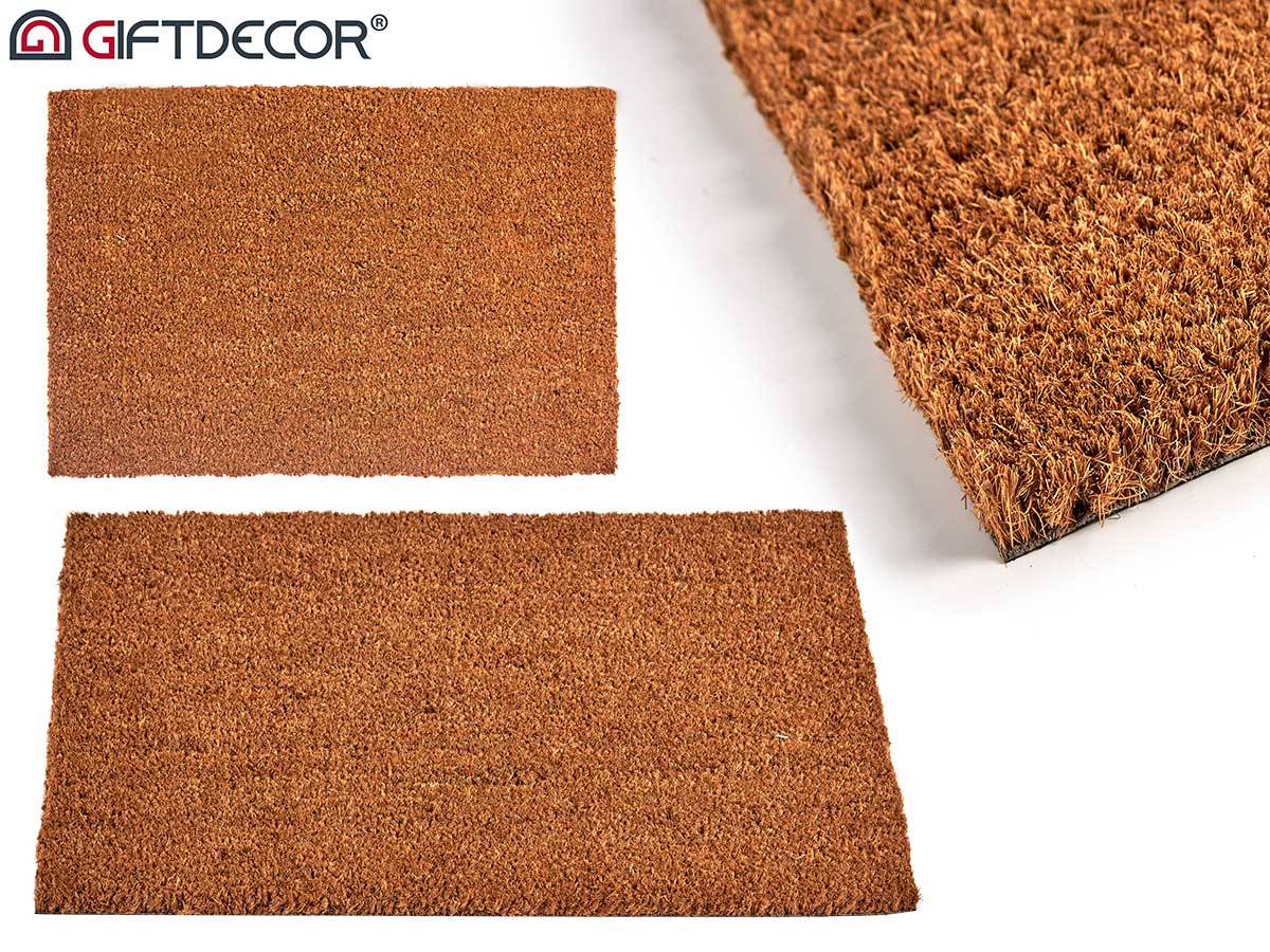 Plain Coconut Fibre Door Mat 40 x 60 cm