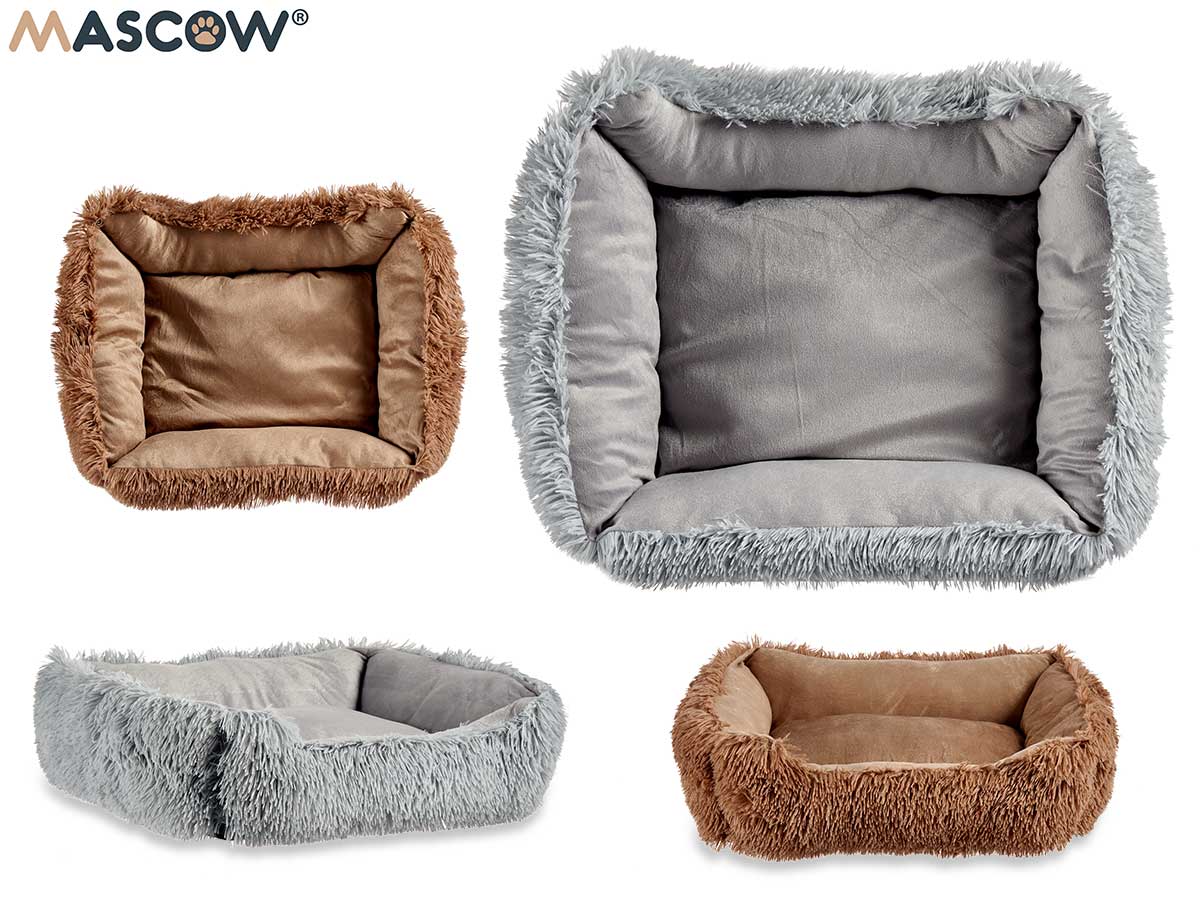 Set 2 Padded Soft Pet Bed 60X50