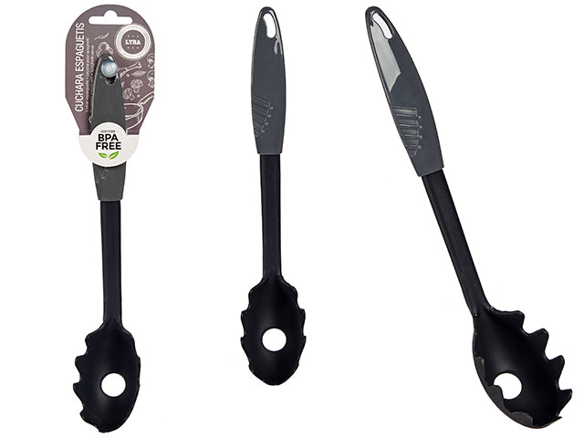 Nylon Spaguetti Spoon With Anthracite Handle