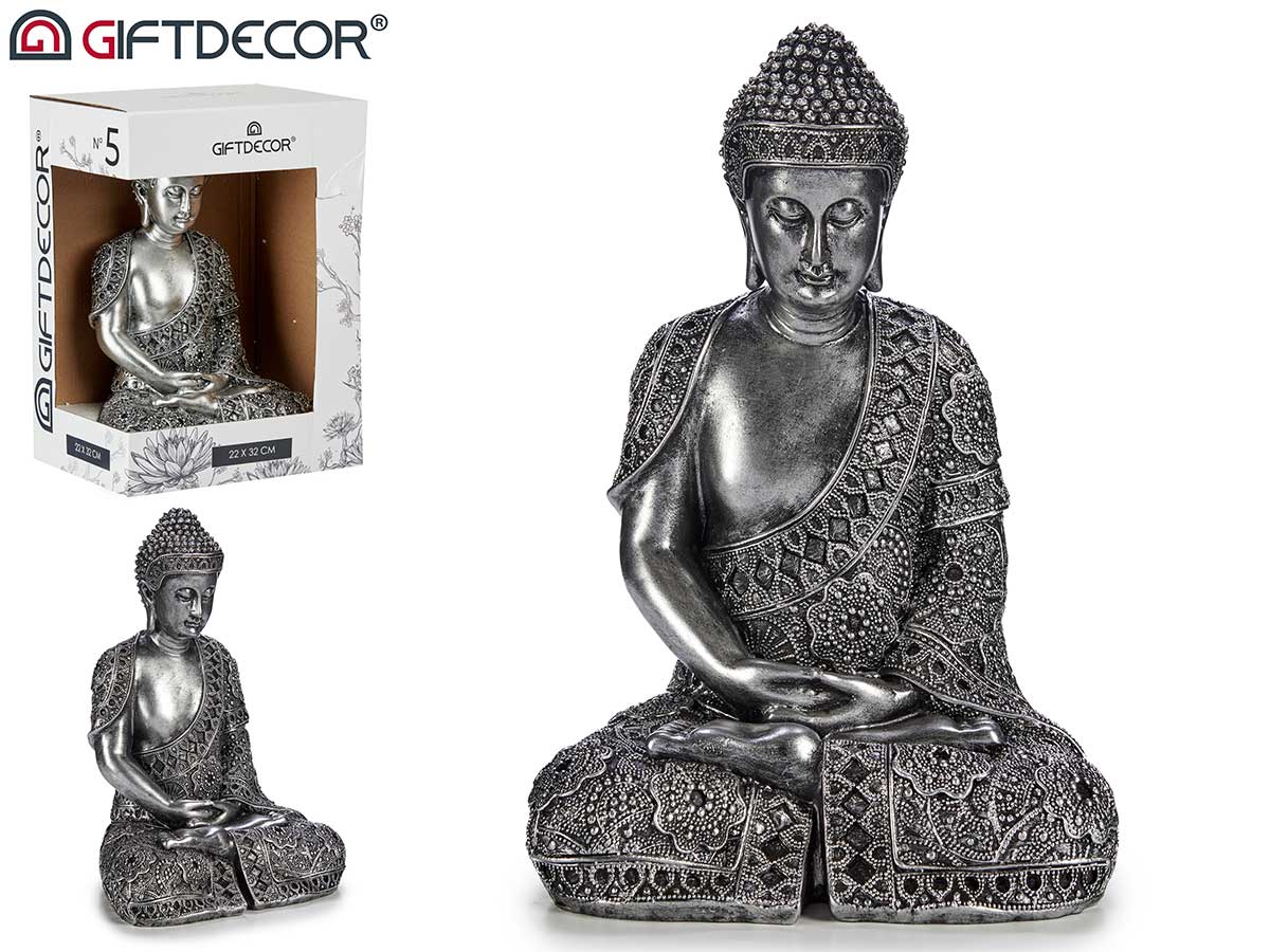 Silver Big Seat Buddha