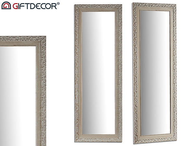 Molding Mirror White Romantic 56 x 156