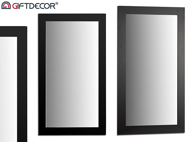 Molding Mirror Black 64 x 84 cm