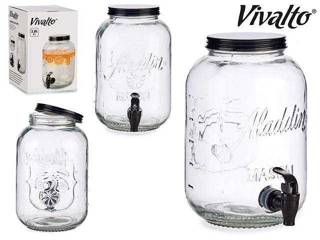 Without Cooler Jar Black 3800 ml