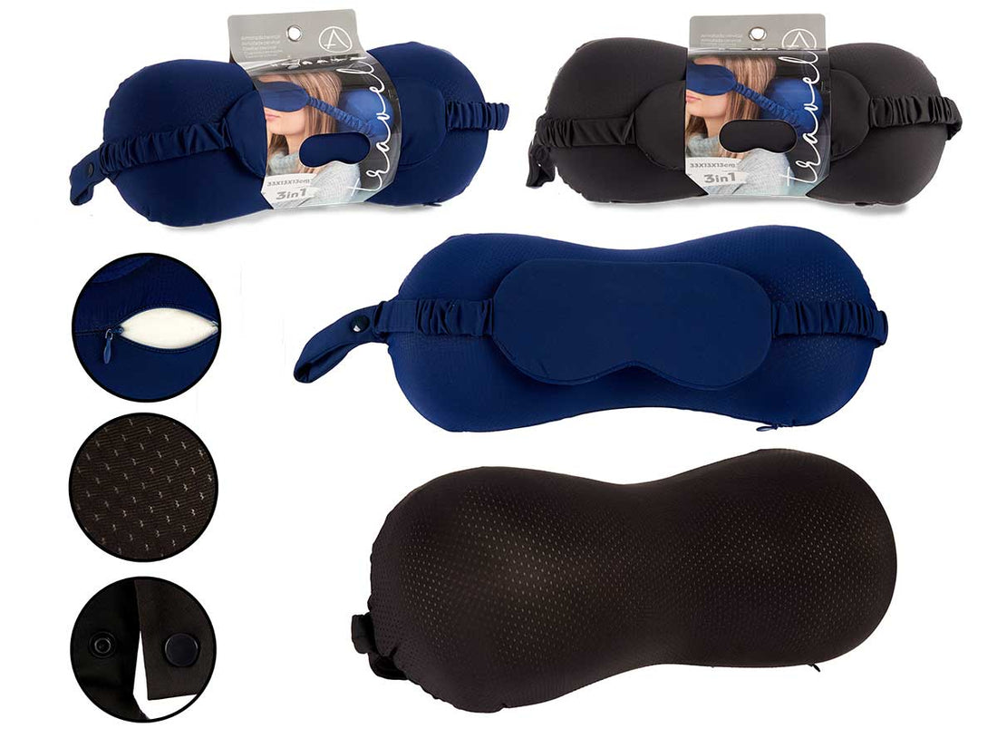 Travel Mask And Pillow Set 2