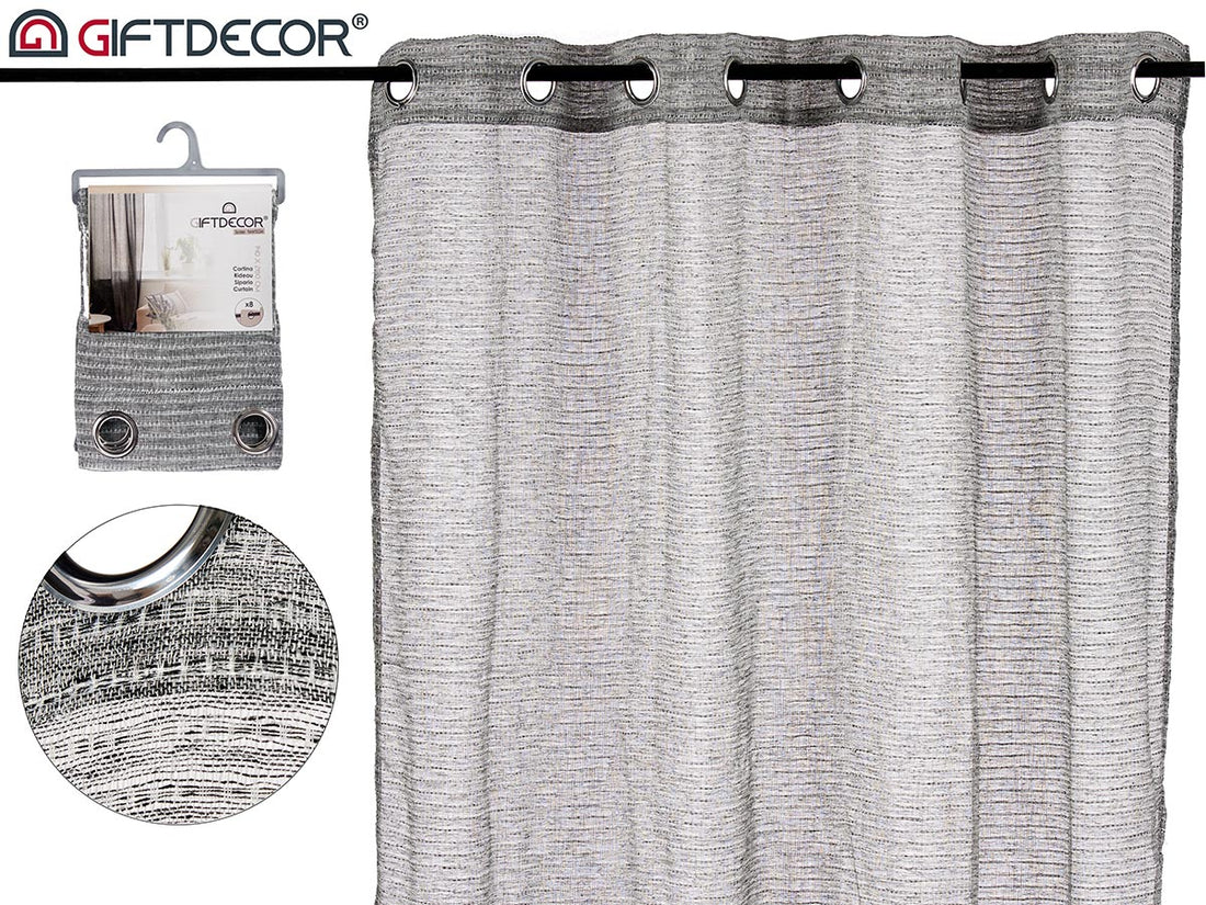 Grey Curtain 140 x 260 cm