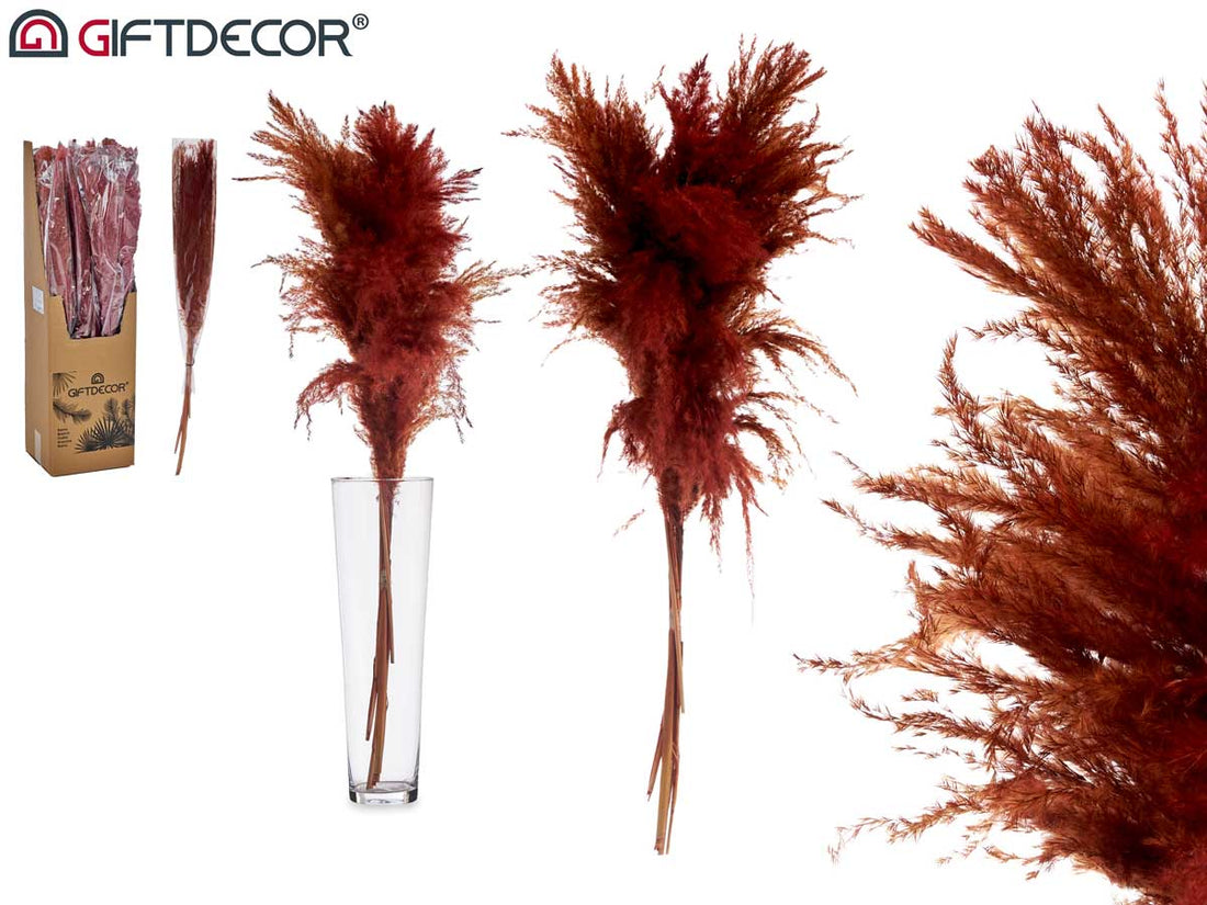 5 Pcs 90 cm Maroon Plume Branch