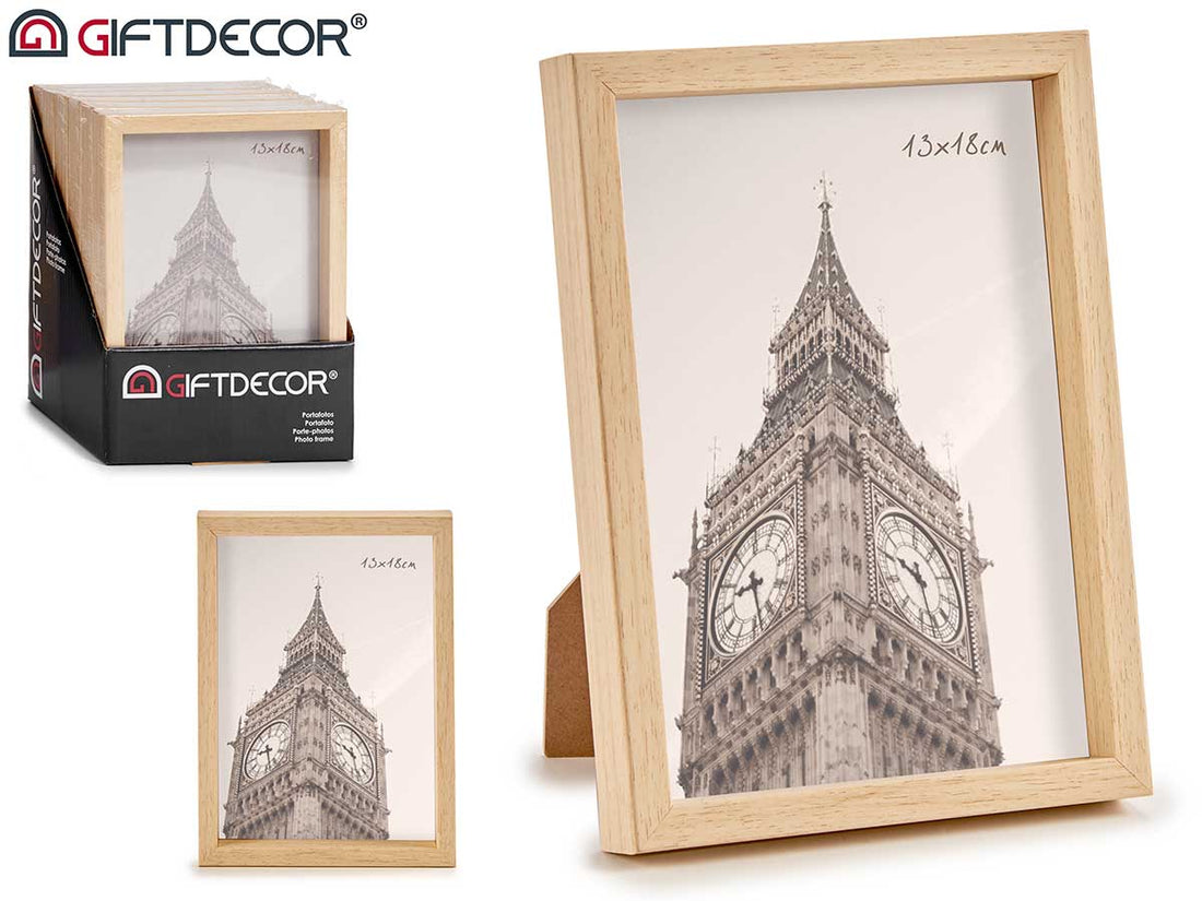 Photoframe Plastic Natural 13 x 18 cm Asst2