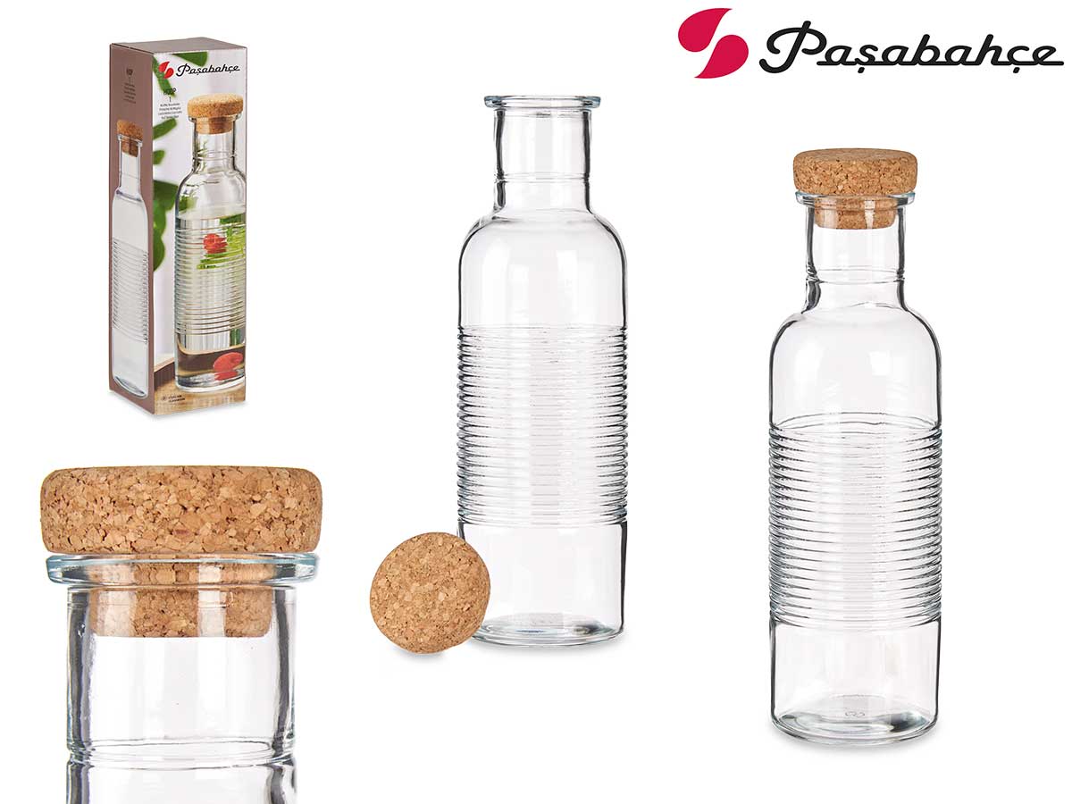 Bottle With Cork Lid 1070 ml