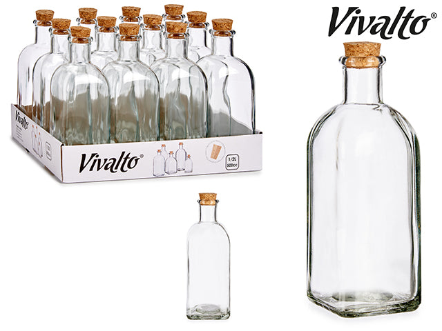 Rolha de garrafa de vidro 500 ml