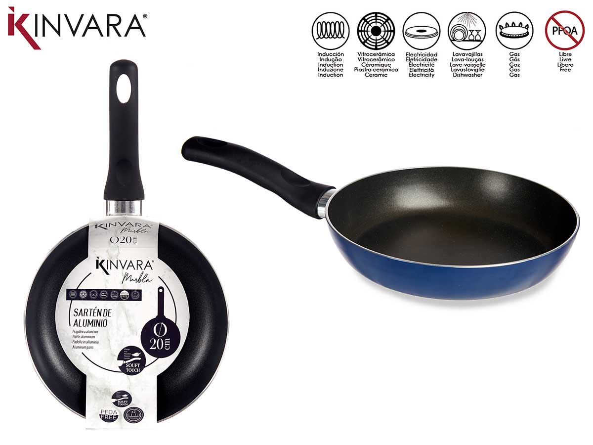 Aluminium Frying Pan 20Cm Blue