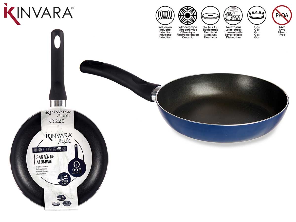 Aluminium Frying Pan 22 Cm Azul