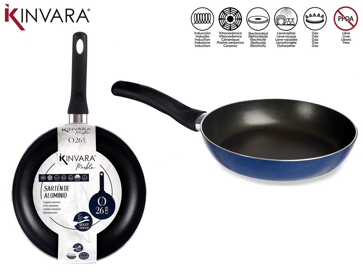 Aluminium Frying Pan 26Cm Blue