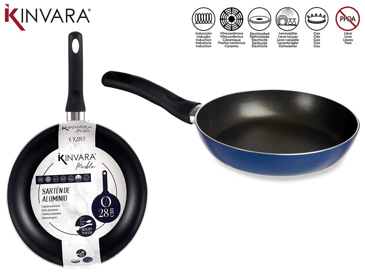 Aluminium Frying Pan 28Cm Blue