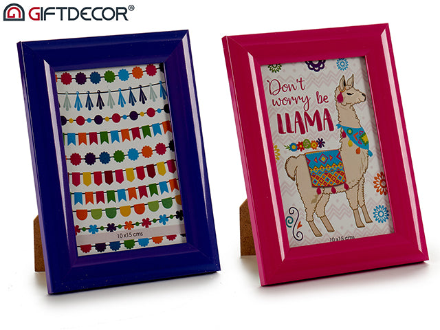 Photoframe 10 x 15 Llama Mix 2Gl