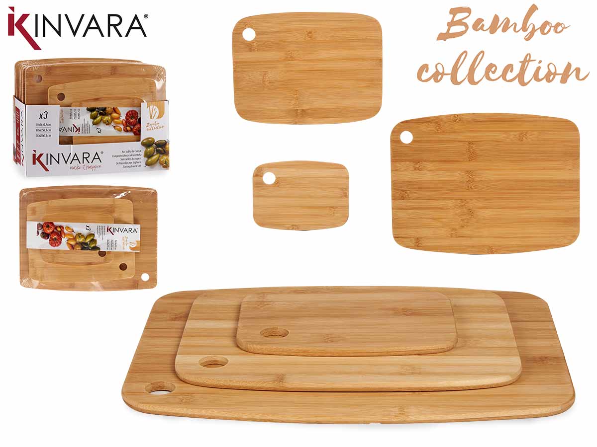 Set 3 Bamboo Cutting Boards