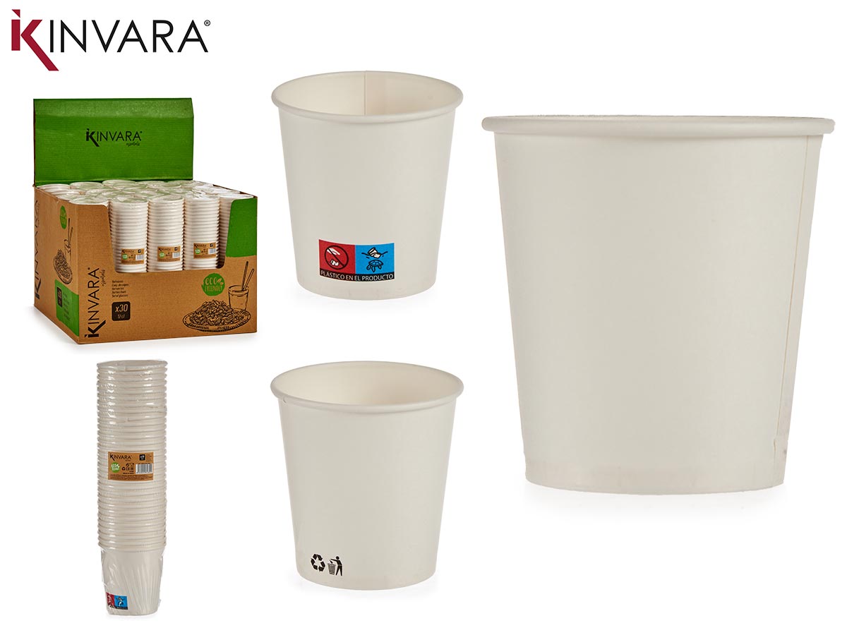 Set 30 Paper Cups 120 ml