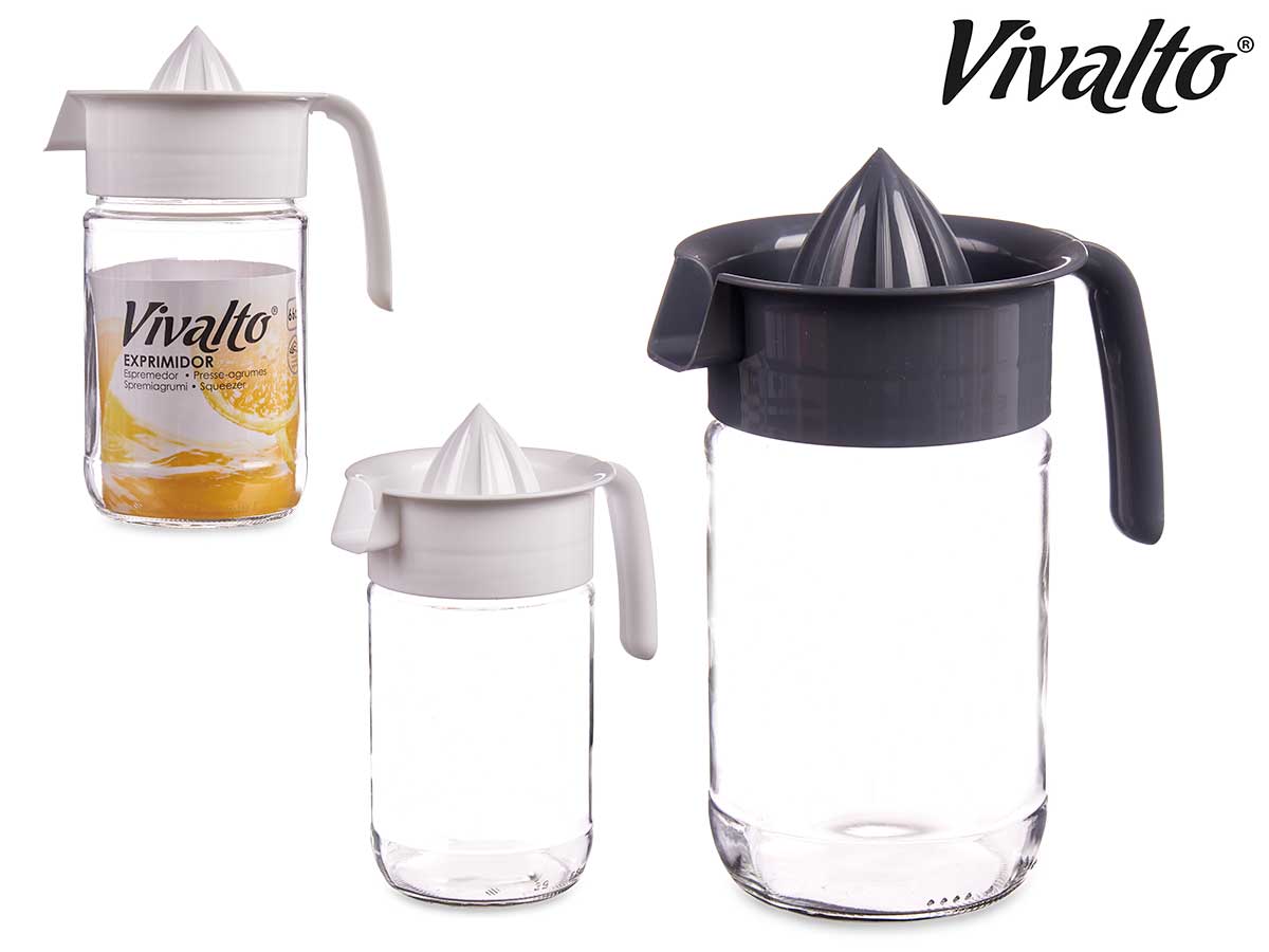 Espremedor de vidro branco cinza sortido 2 660 ml