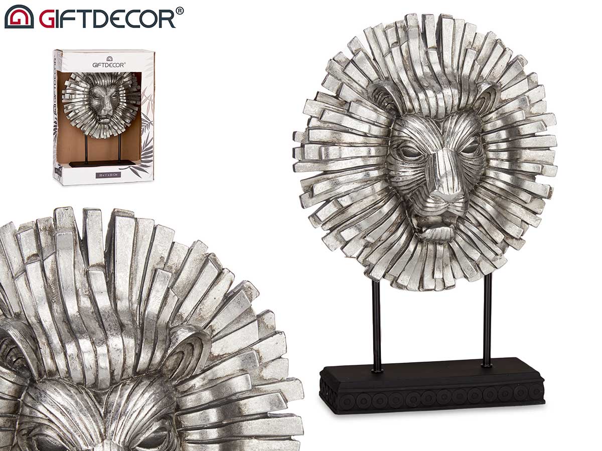 Lion Head Silver Base