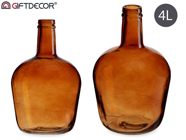 4 L Amber Glass Bottle