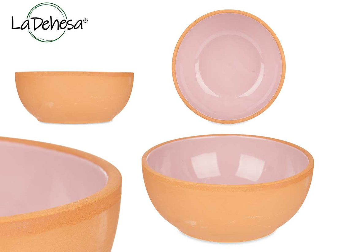 Earthenware Bowl 20 cm Pink