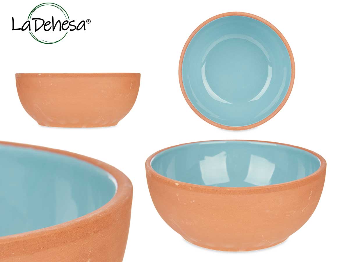 Earthenware Bowl 20 cm Turquoise