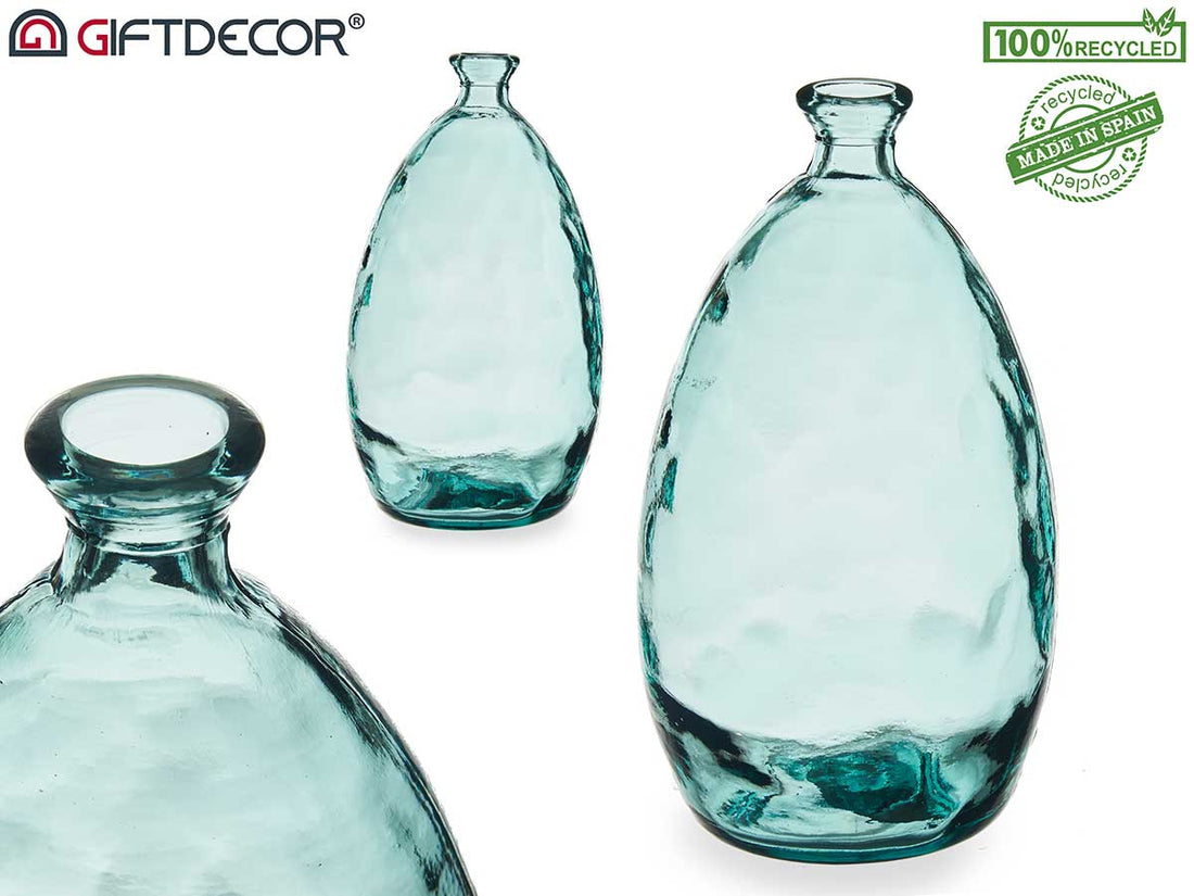 Decorative Recycled Glass Vase Nilo 29 cm