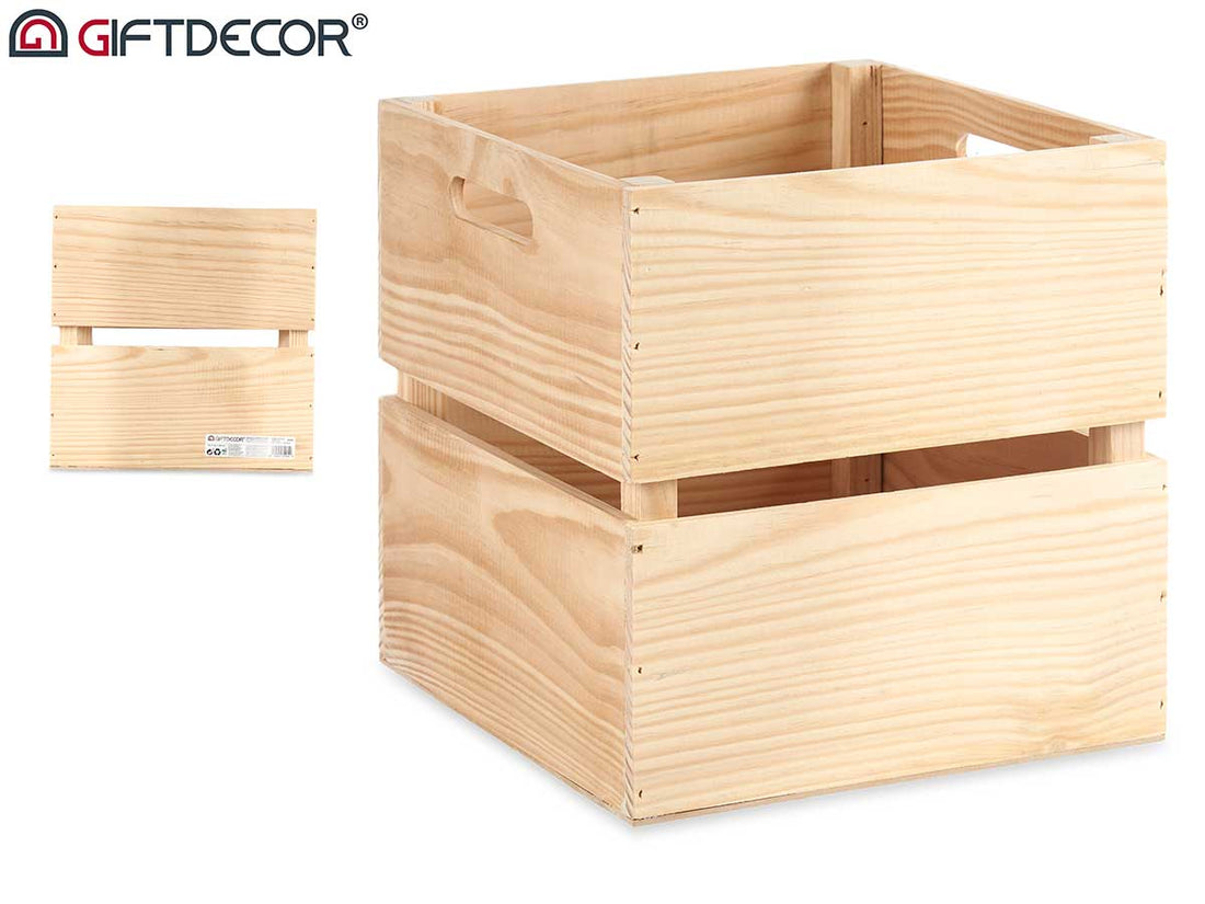 30 x 30 cm Open Wood Box