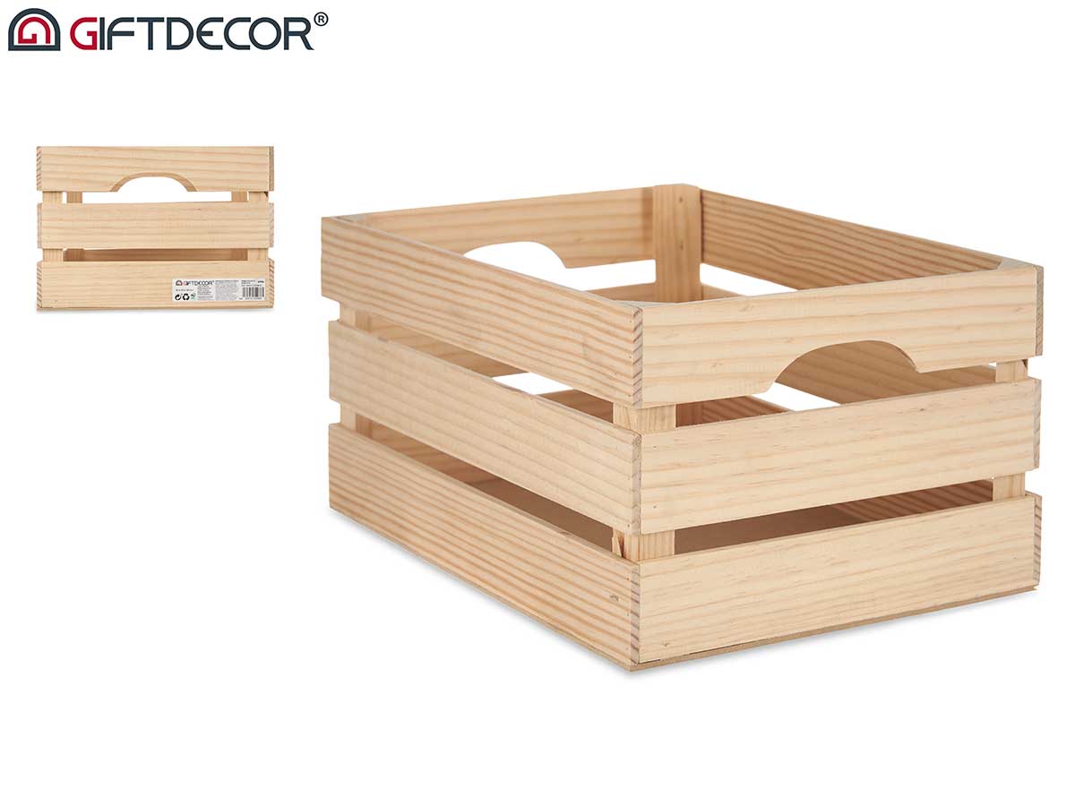 Caja Madera Abierta 36 x 26 cm