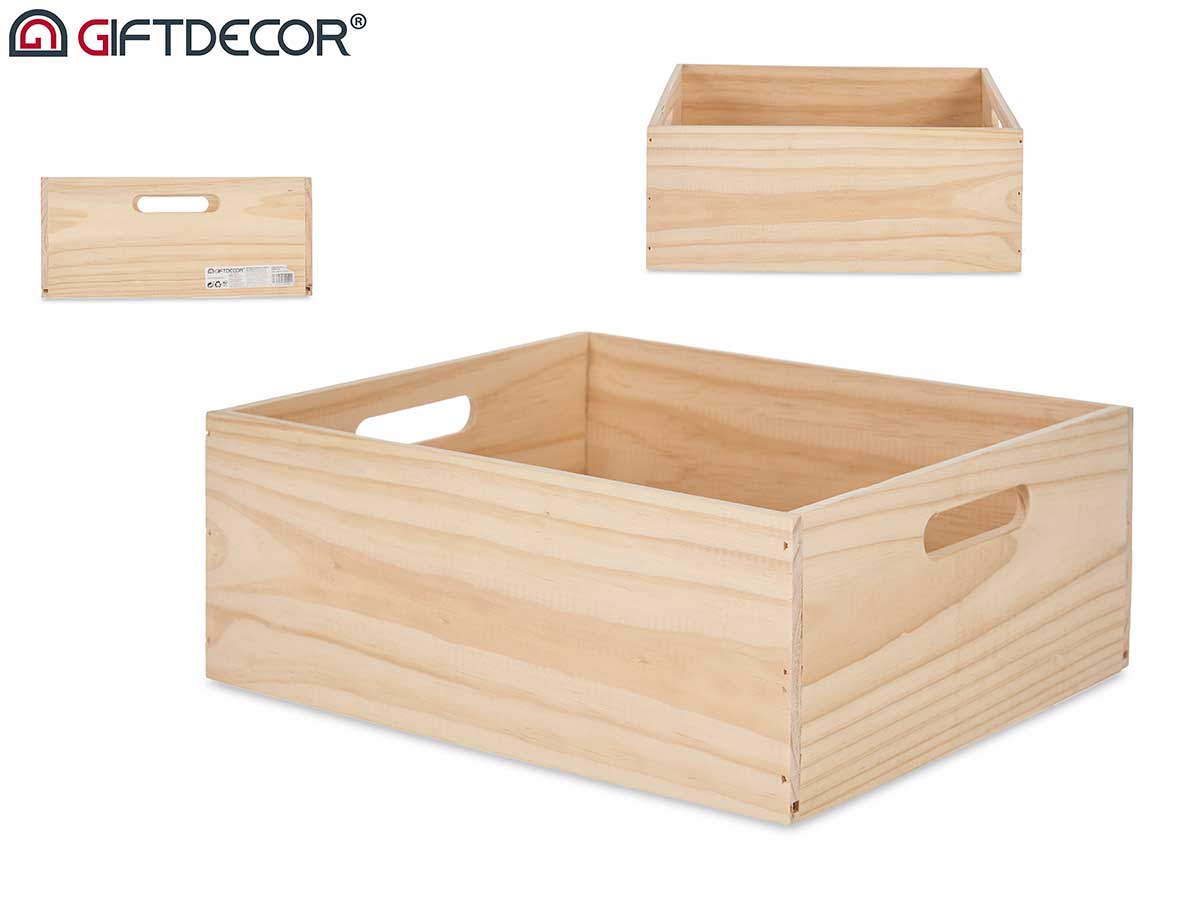 Caja Madera Cerrada 36 x 31 cm