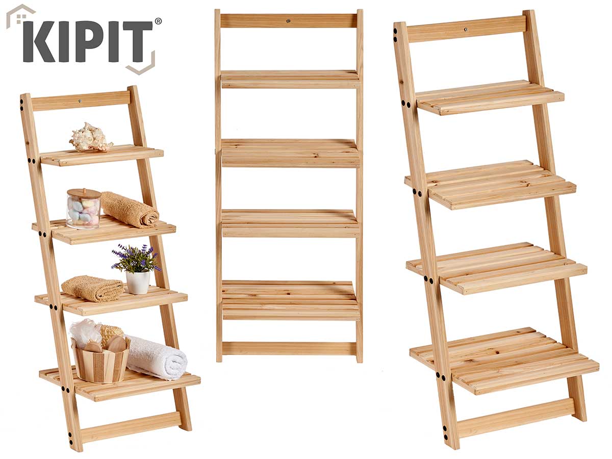 Shelf With 4 Rack Shelf Natural